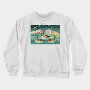 Ducks in the lake Crewneck Sweatshirt